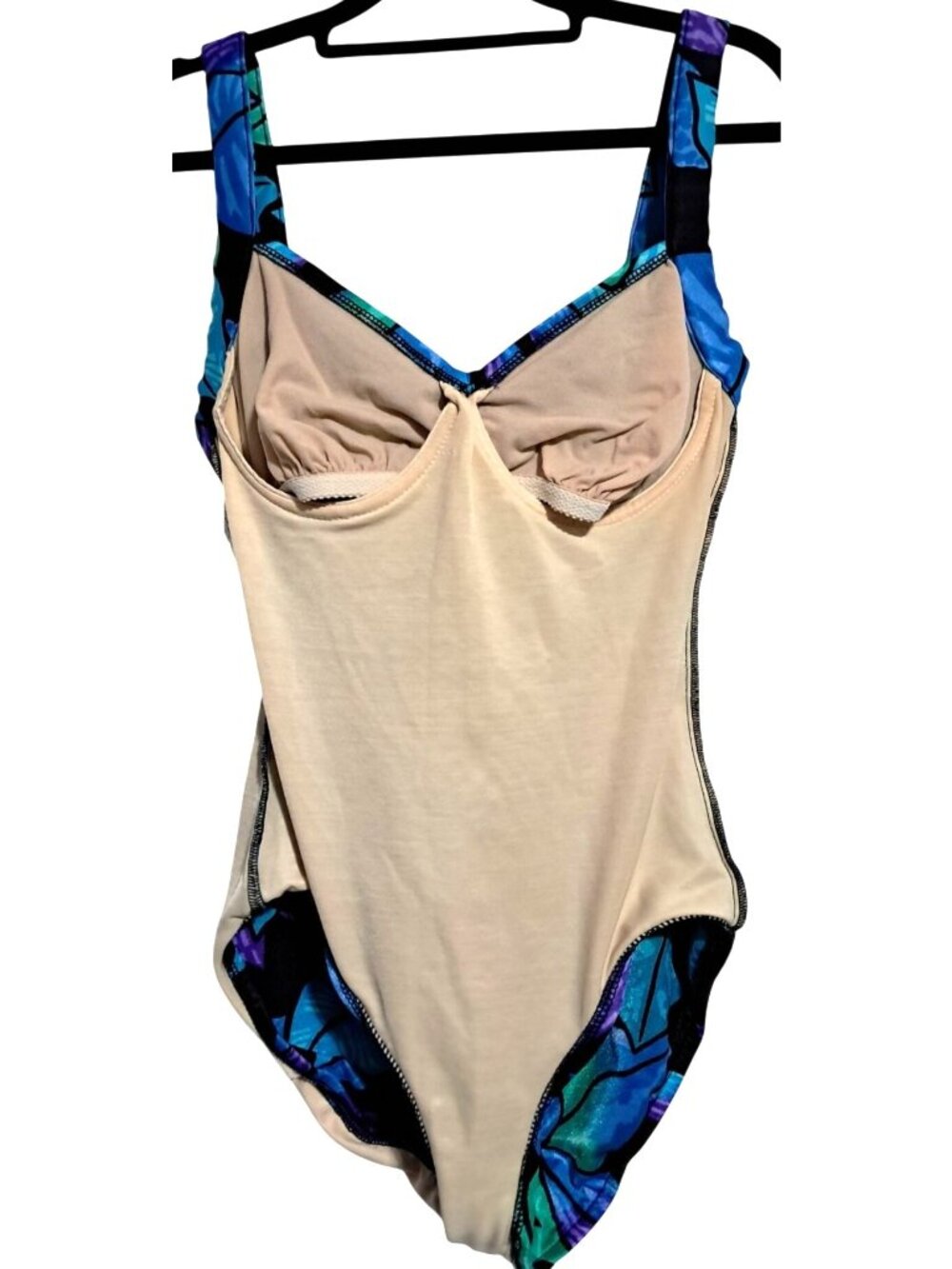 Slimsuit One Piece Swimsuit Womens‎ Size 12 Multicolor Nylon Spandex Made In USA - Picture 2 of 14